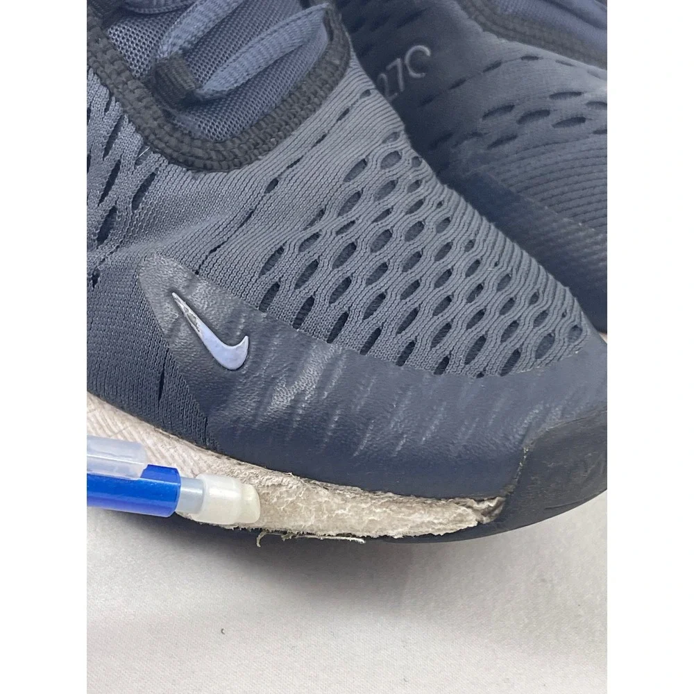 Nike‎ Air Max 270 Boys Size 6.5Y Obsidian Blue Black Running Shoes 943345-408